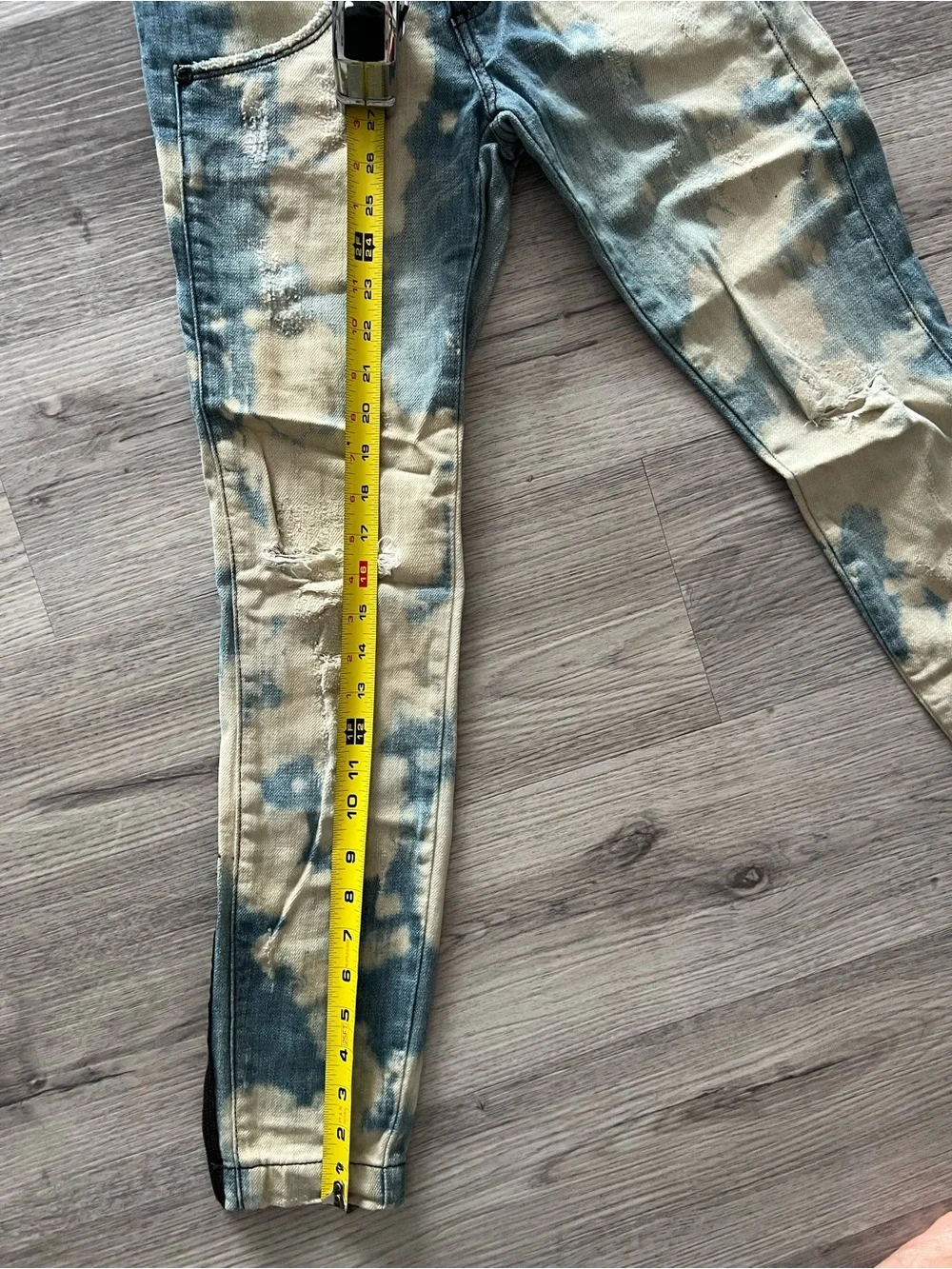bebe Tie-Dye Ankle Crop Jeans | Size 25 | Rare